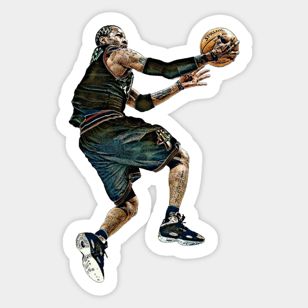 Iverson Sticker by HoopDynastees